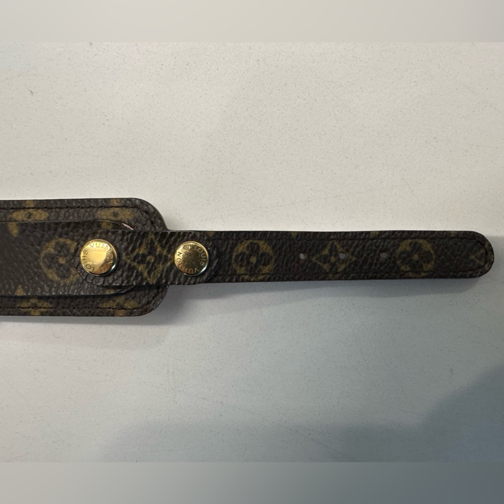 Louis Vuitton Monogram Cherry Blossom Bracelet - Brown and Gold - Picture 4 of 10